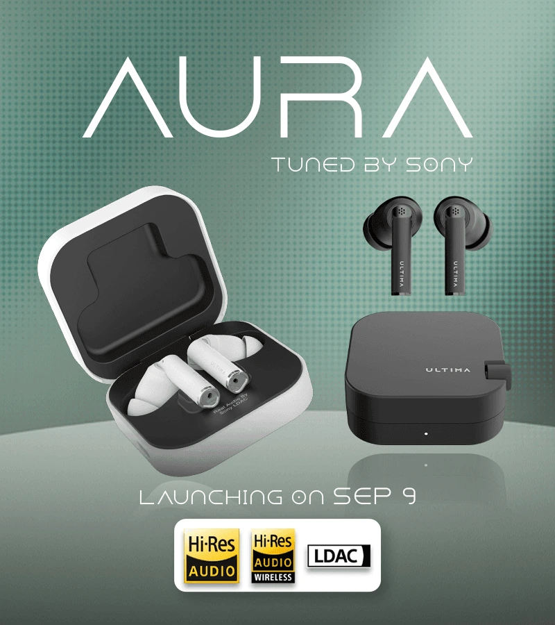 Ultima Aura Earbuds Launching September 8, Making History as